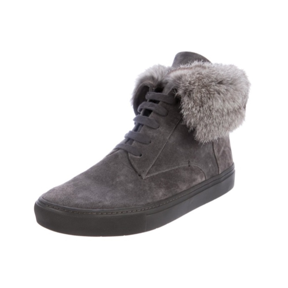 Vince sneakers with fur detail